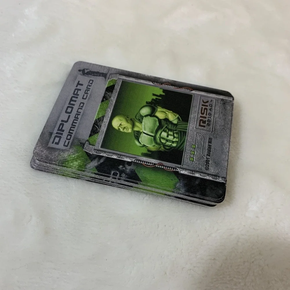 Avalon Hill Hasbro 2007 Risk 2210 AD Replacement‎  22 Diplomat Command Cards